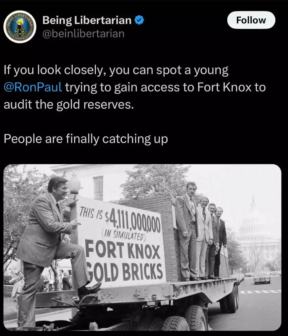 Ron Paul Fort Knox Gold Bricks Simulated Ron Paul Fort Knox Gold Bricks Simulated